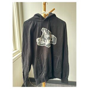 Black Hoodie Studio Unkle Graphic